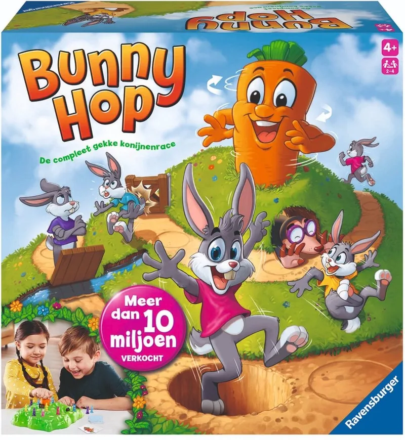 Bunny Hop | Kinderspel voor 2-4 Spelers | Vanaf 4 Jaar by Ravensburger – product photo
