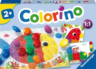 Colorino | Kleurenleerspel met Steekmozaïek | Vanaf 2 Jaar van Ravensburger in Meerkleurig – productfoto 1 van 2
