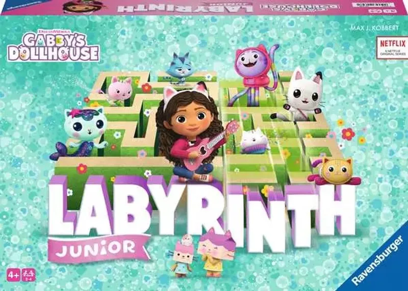 Gabby's Dollhouse Junior Labyrinth - Kinderspel de Ravensburger – photo du produit 1 sur 4