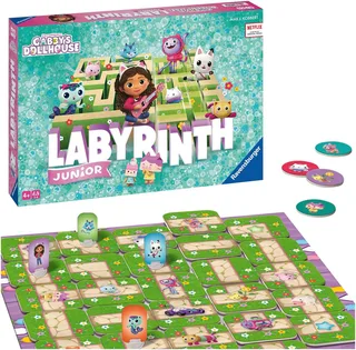 Gabby's Dollhouse Junior Labyrinth - Kinderspel de Ravensburger – photo du produit 2 sur 4