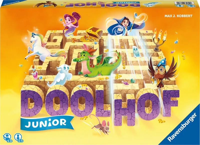 Junior Doolhof | Kinderspel voor 2-4 Spelers | Vanaf 4 Jaar de Ravensburger – photo du produit
