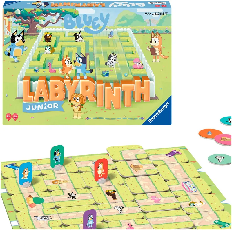 Jeu De Société Bluey Junior Labyrinth de Ravensburger – photo du produit 4 sur 4