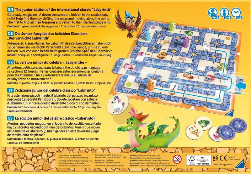 Junior Labyrinth Bordspel Strategie van Ravensburger – productfoto 4 van 4