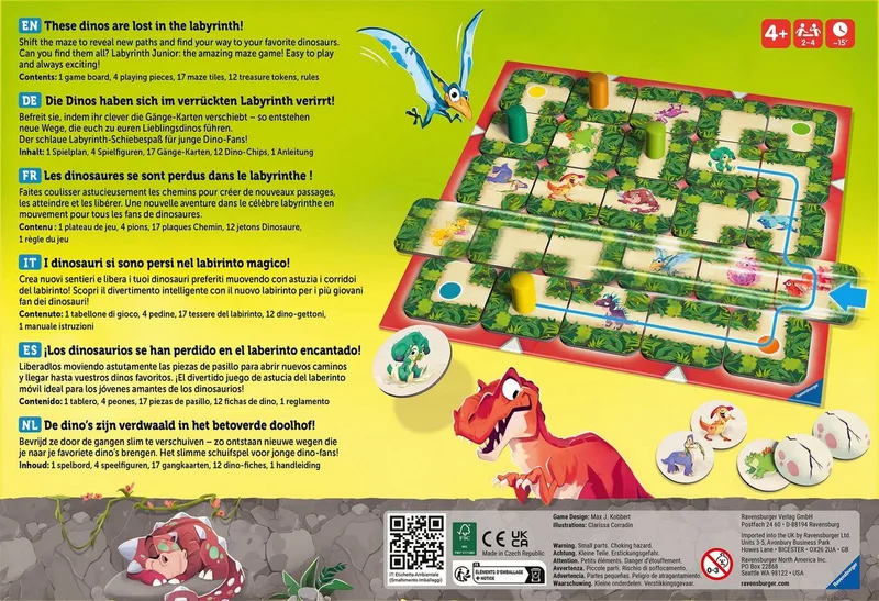 Junior Labyrinth Dino van Ravensburger – productfoto 5 van 5