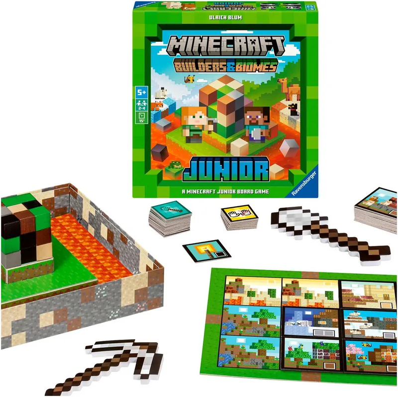 Minecraft Builder & Biomes Junior - Bordspel - Vanaf 7 Jaar de Ravensburger – photo du produit 5 sur 5