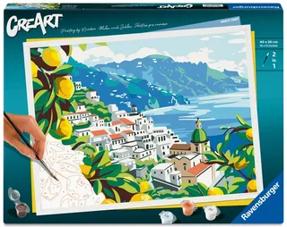 Puzzle Peinture au Numéro - CréArt - Amalfi Coast by Ravensburger – product photo 2 of 2