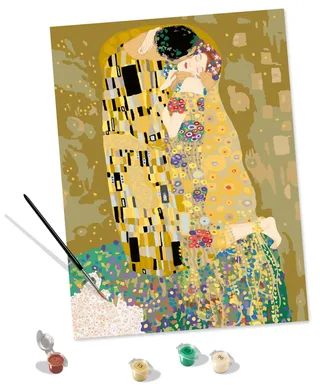 Puzzle Peinture au Numéro - CréArt - Art Collection - Klimt - Le baiser van Ravensburger – productfoto 1 van 2