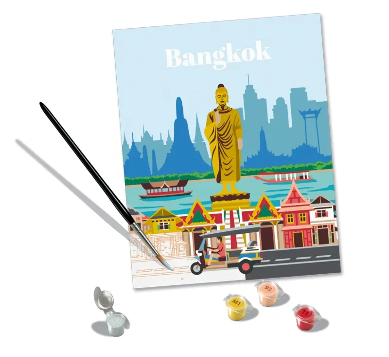 Puzzle Peinture au Numéro - CréArt - Bangkok van Ravensburger – productfoto 1 van 2