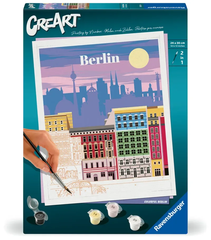 Puzzle Peinture au Numéro - CréArt - Berlin van Ravensburger – productfoto 2 van 2