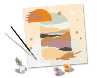 Puzzle Peinture au Numéro - CréArt - Boho van Ravensburger – productfoto 1 van 2