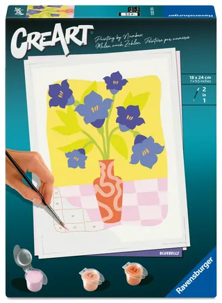 Puzzle Peinture au Numéro - CréArt - Clochettes van Ravensburger – productfoto 2 van 2