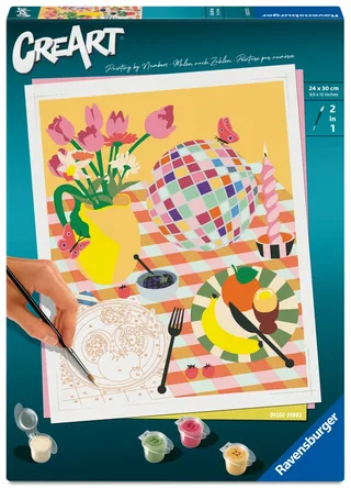 Puzzle Peinture au Numéro - CréArt - Disco vibes - Poppy Magda van Ravensburger – productfoto 2 van 2