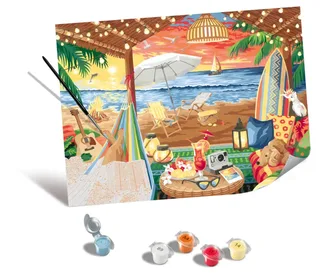 Puzzle Peinture au Numéro - CréArt Edition Toiles - Cozy Cabana by Ravensburger – product photo 1 of 2