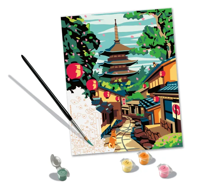 Puzzle Peinture au Numéro - CréArt - Japan - Batiste Perron van Ravensburger – productfoto 1 van 2