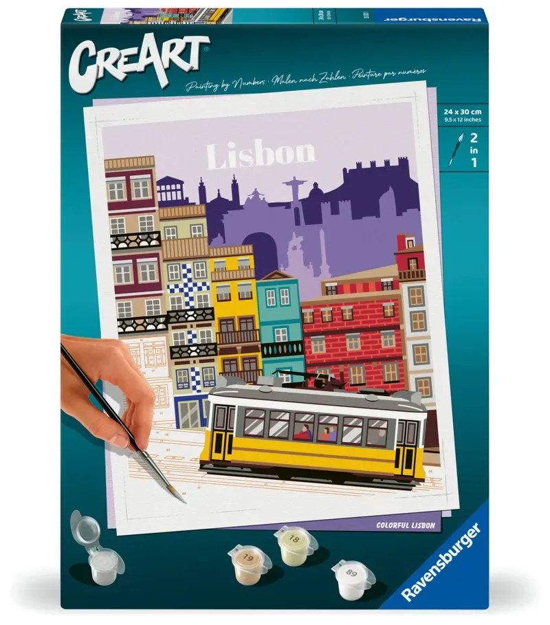 Puzzle Peinture au Numéro - CréArt - Lisbon by Ravensburger – product photo 2 of 2
