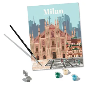Puzzle Peinture au Numéro - CréArt - Milan fra Ravensburger – produktbillede 1 af 2