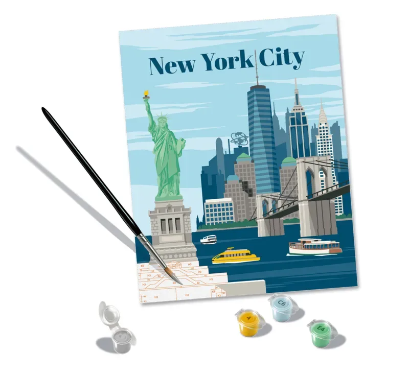 Puzzle Peinture au Numéro - CréArt - New-York by Ravensburger – product photo 1 of 2