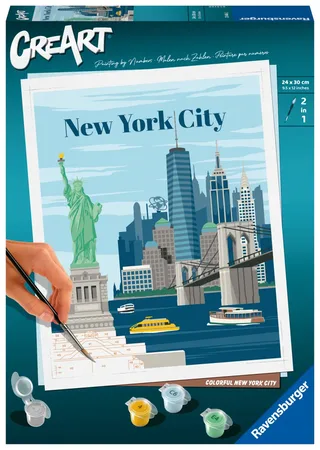 Puzzle Peinture au Numéro - CréArt - New-York by Ravensburger – product photo 2 of 2