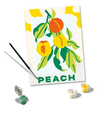 Puzzle Peinture au Numéro - CréArt - Peach de Ravensburger – photo du produit 1 sur 2