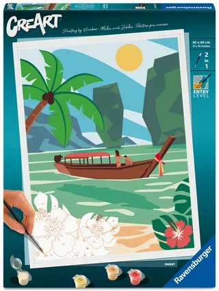 Puzzle Peinture au Numéro - CréArt - Phuket de Ravensburger – photo du produit 2 sur 2