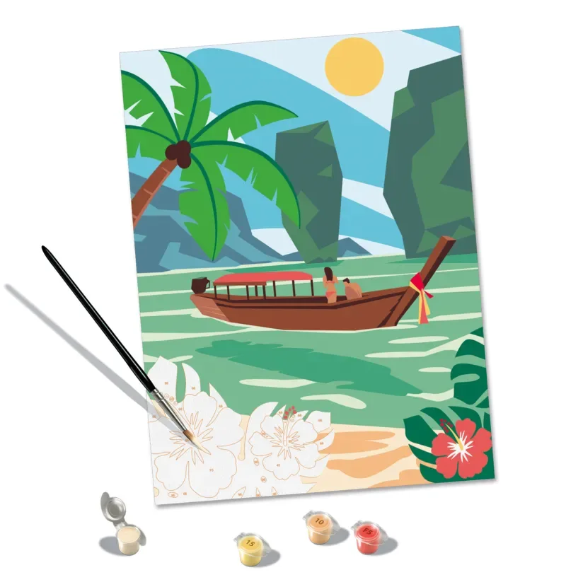 Puzzle Peinture au Numéro - CréArt - Phuket de Ravensburger – photo du produit 1 sur 2