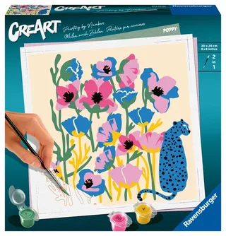 Puzzle Peinture au Numéro - CréArt - Poppy - Jolane Edition by Ravensburger – product photo 2 of 2