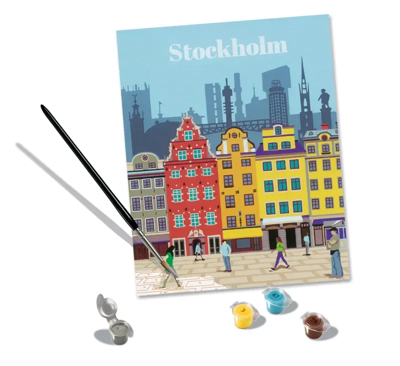 Puzzle Peinture au Numéro - CréArt - Stockholm by Ravensburger – product photo 1 of 2
