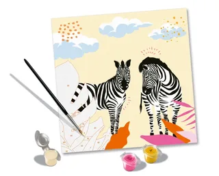 Puzzle Peinture au Numéro - CréArt - Zèbre - Jolane Edition by Ravensburger – product photo 1 of 2