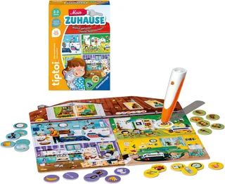 Puzzle tiptoi® Mein Zuhause, Puzzleteile, Made in Europe van Ravensburger in Meerkleurig – productfoto 2 van 3