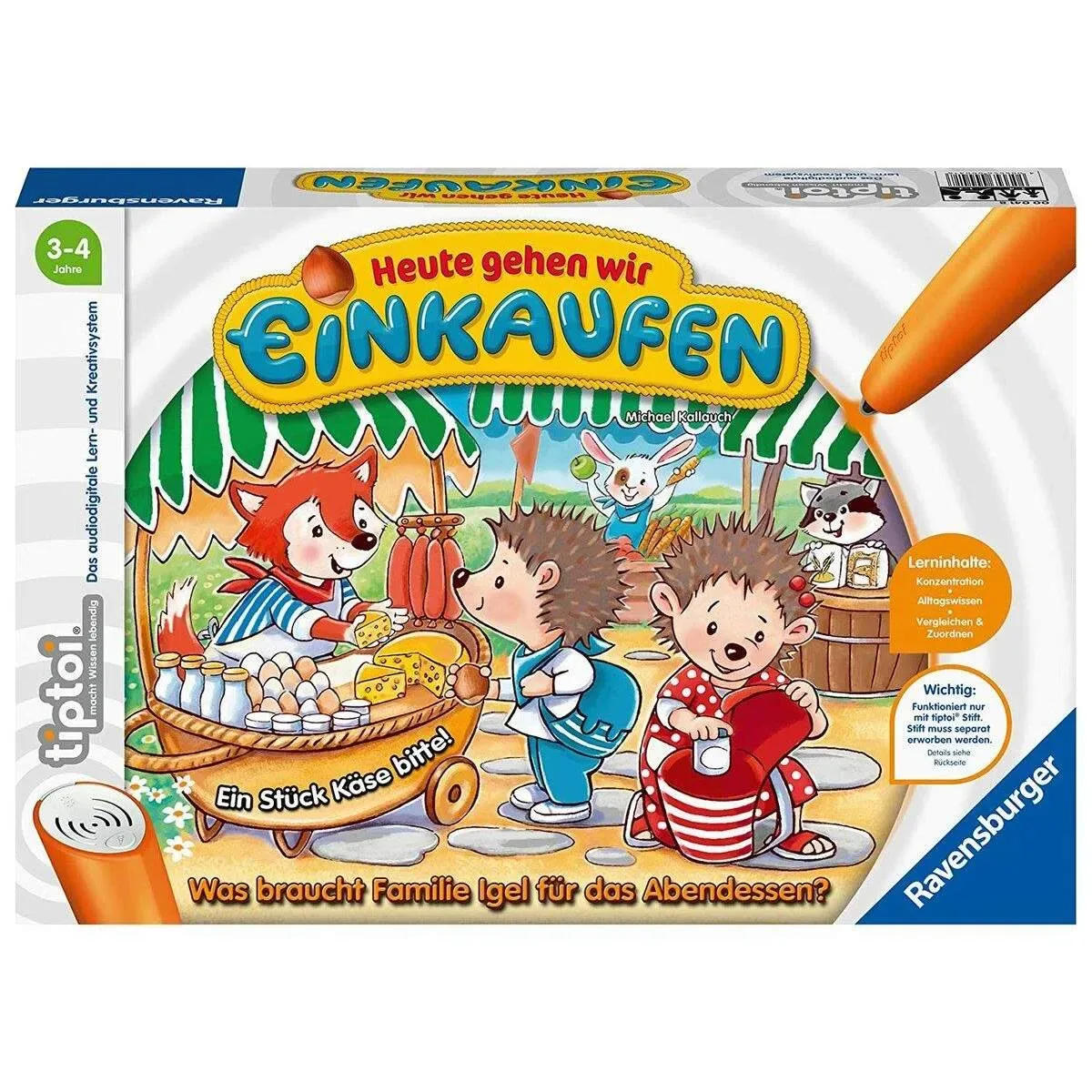 RAVENSBURGER 000041 tiptoi® Heute gehen wir einkaufen von Ravensburger – Produktfoto