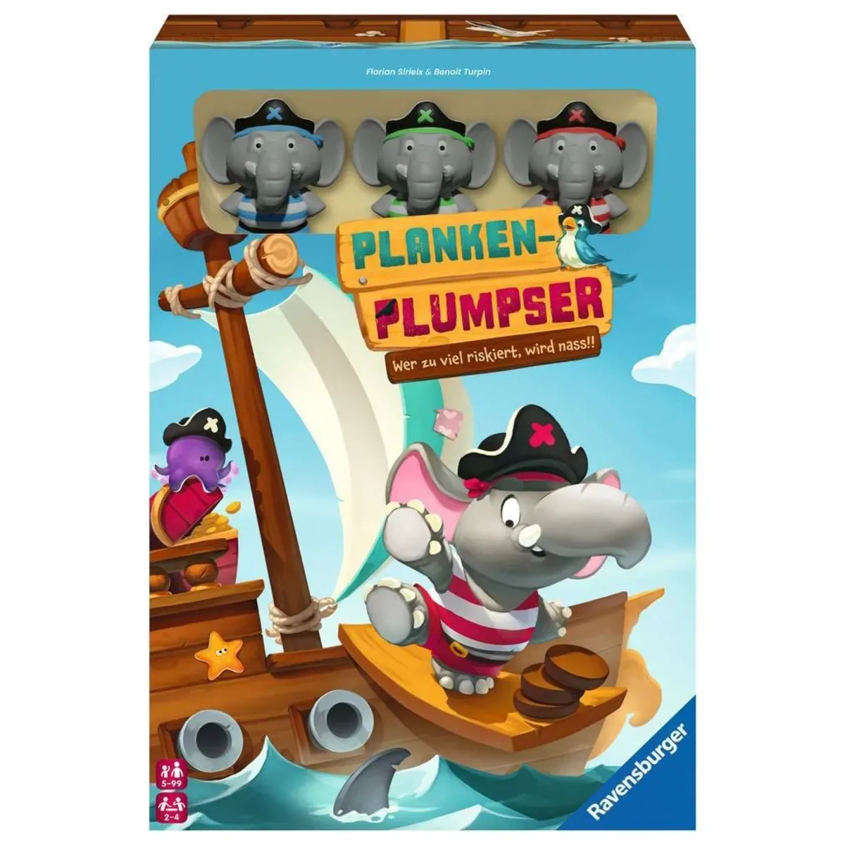 RAVENSBURGER 22342 Kinderspiel Planken-Plumpser van Ravensburger – productfoto