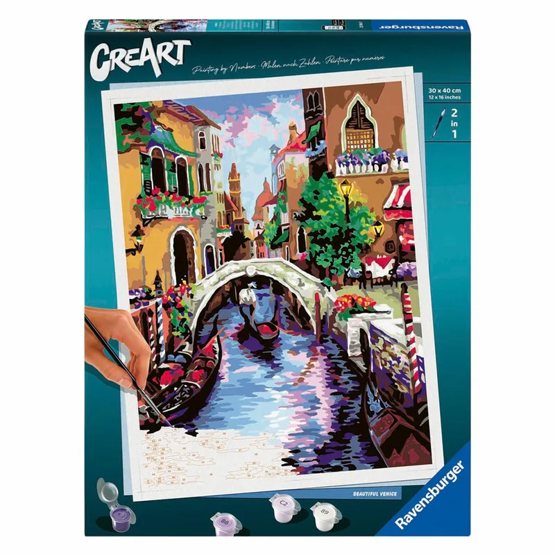 schilderen op nummer set - Venetië kunst canvas volwassenen. von Ravensburger in Mehrfarbig – Produktfoto