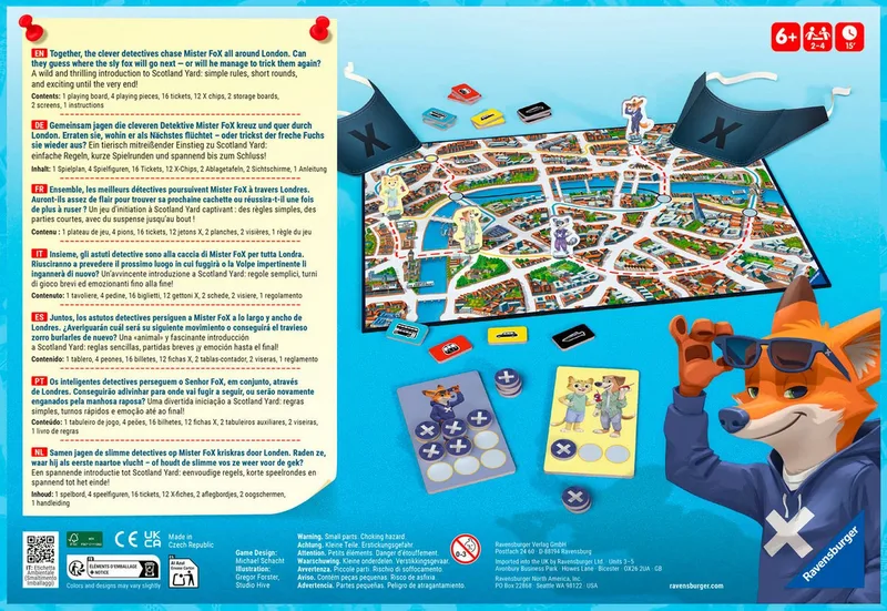 Scotland Yard Junior - Bordspel van Ravensburger – productfoto 2 van 4