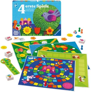 Spiel 4 erste Spiele, Kinderspiel, Made in Europe by Ravensburger in Multicolour – product photo 2 of 3
