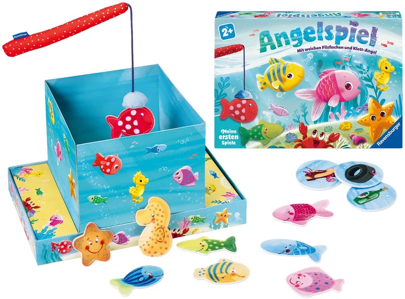 Spiel Angelspiel, Kinderspiel, Made in Europe van Ravensburger in Meerkleurig – productfoto 2 van 3