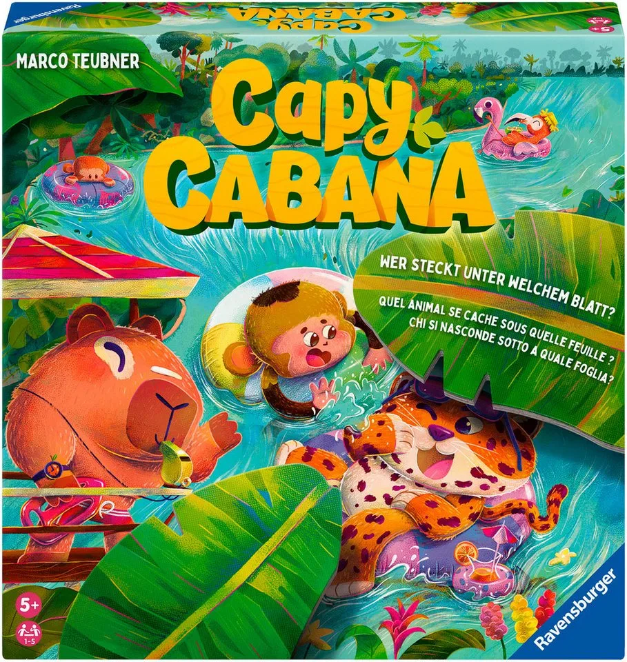 Spiel Capy Cabana, Kinderspiel, Made in Europe von Ravensburger in Mehrfarbig – Produktfoto