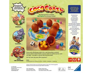 Spiel Coco Crazy, Merkspiel, Made in Europe von Ravensburger in Mehrfarbig – Produktfoto 4 von 4
