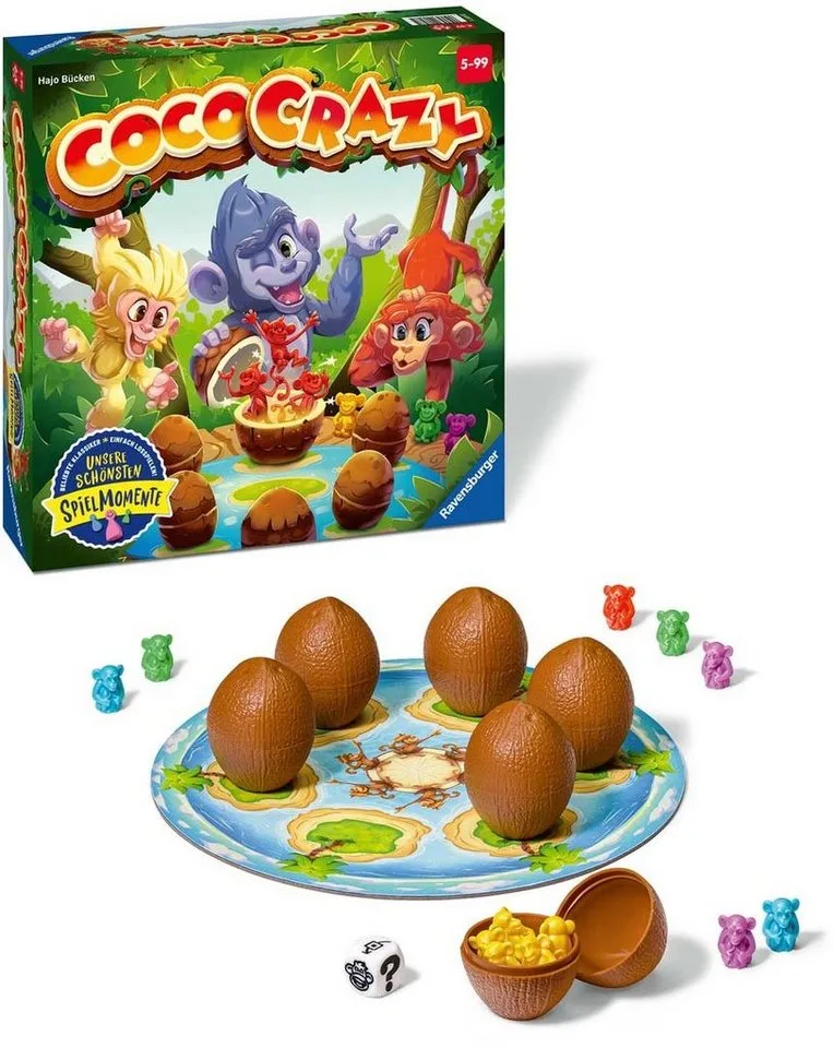 Spiel Coco Crazy, Merkspiel, Made in Europe von Ravensburger in Mehrfarbig – Produktfoto 2 von 4