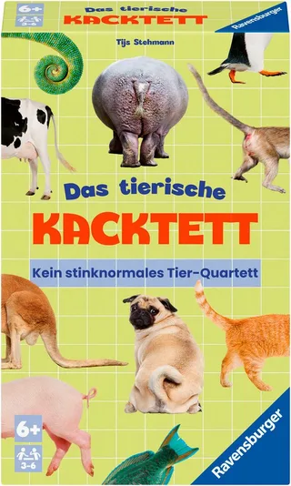 Spiel Das tierische Kacktett, Kinderspiel, Made in Europe van Ravensburger in Meerkleurig – productfoto 1 van 4