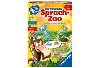 Spiel Der verdrehte Sprach-Zoo van Ravensburger – productfoto 1 van 3