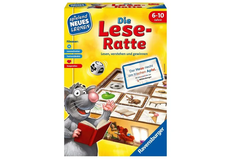 Spiel Die Lese-Ratte från Ravensburger – produktbild 1 av 3