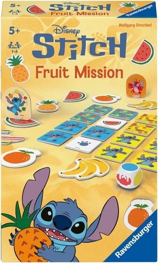 Spiel Disney Stitch Fruit Mission, Reisespiel, Made in Europe från Ravensburger i Flerfärgad – produktbild 1 av 3