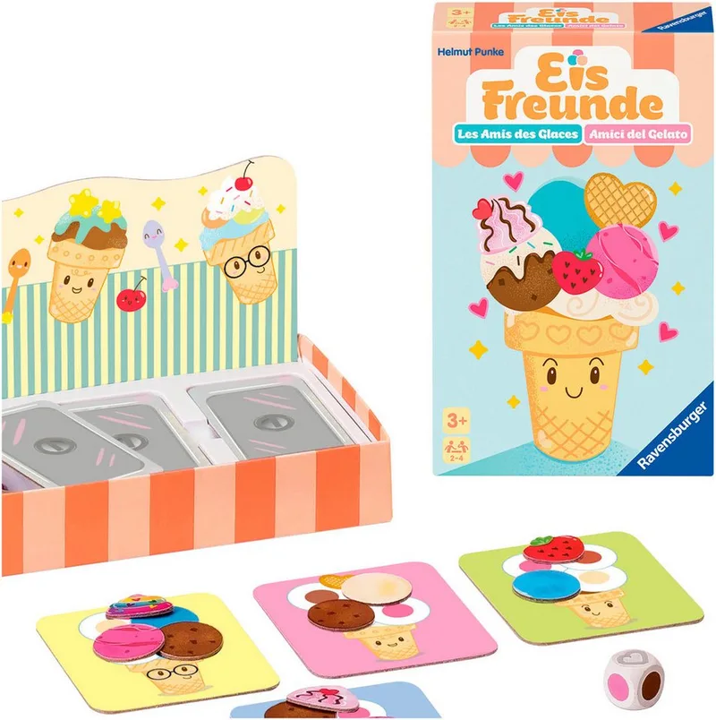 Spiel Eis-Freunde, Kinderspiel, Made in Europe fra Ravensburger i Flerfarvet – produktbillede 3 af 4