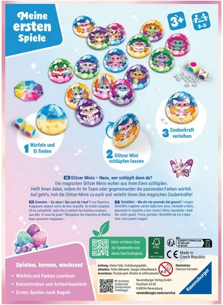 Spiel Glitzer Minis, Kinderspiel, Made in Europe von Ravensburger in Mehrfarbig – Produktfoto 3 von 3