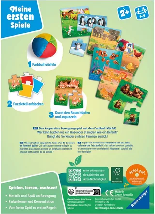 Spiel Hase hüpf!, Kinderspiel, Made in Europe fra Ravensburger i Flerfarvet – produktbillede 3 af 3