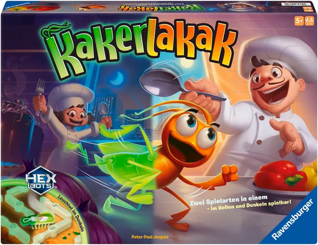 Spiel Kakerlakak - Glow in the Dark, Kinderspiel, Made in Europe