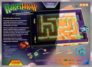 Spiel Kakerlakak - Glow in the Dark, Kinderspiel, Made in Europe från Ravensburger i Flerfärgad – produktbild 2 av 5
