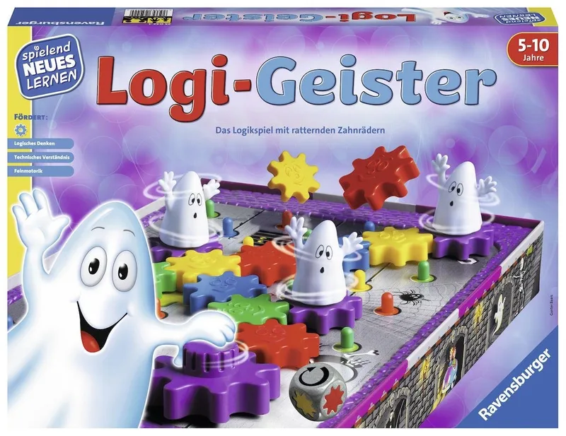 Spiel Logi-Geister, Made in Europe fra Ravensburger i Flerfarvet – produktbillede 1 af 5