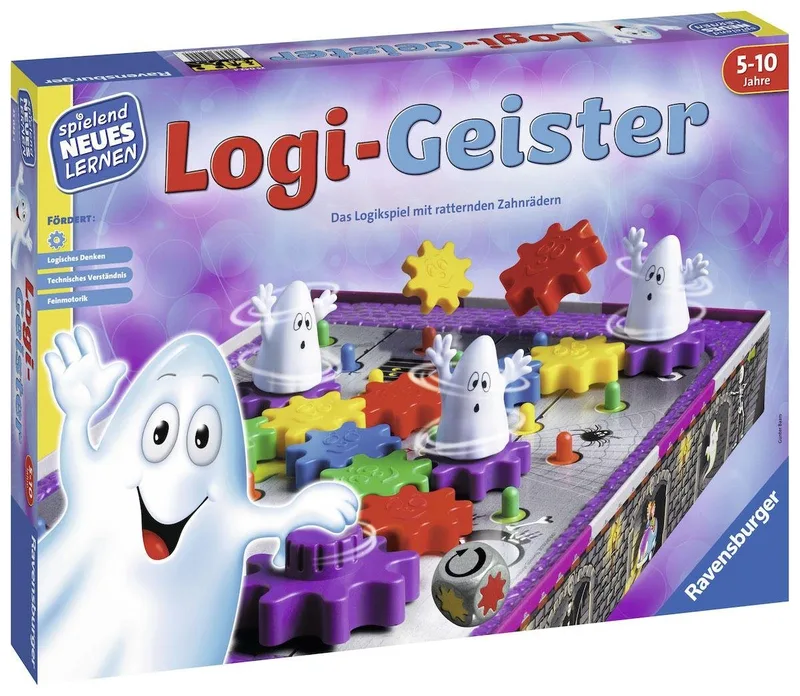 Spiel Logi-Geister, Made in Europe fra Ravensburger i Flerfarvet – produktbillede 2 af 5