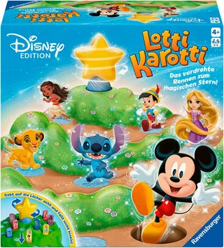 Spiel Lotti Karotti - Disney Edition, Kinderspiel, Made in Europe de Ravensburger en Multicolore – photo du produit 1 sur 5